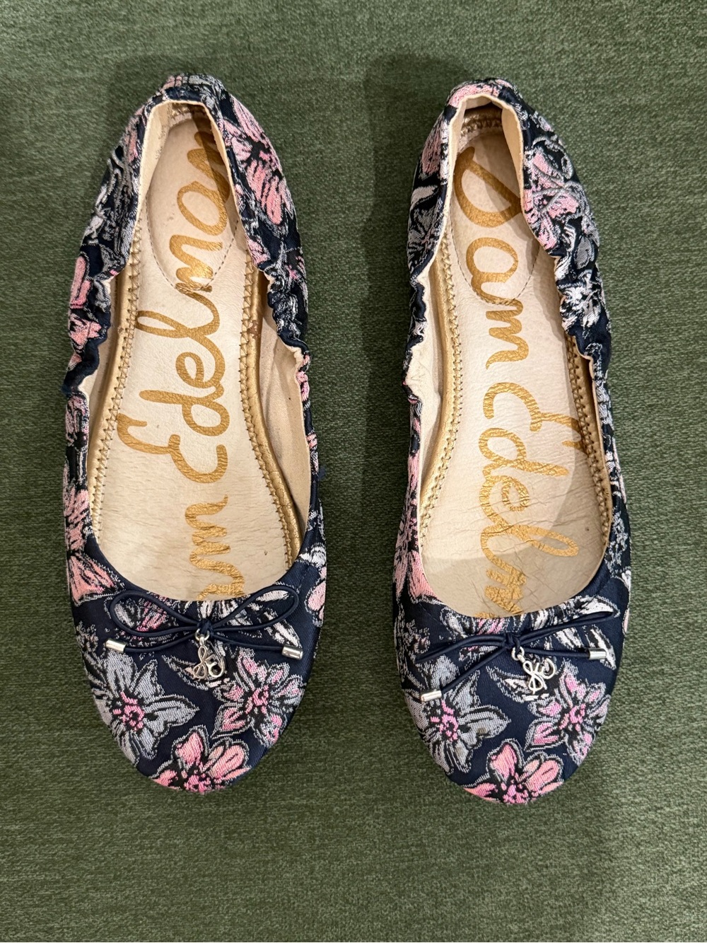 Sam Edelman Floral Ballet Flats 7.5